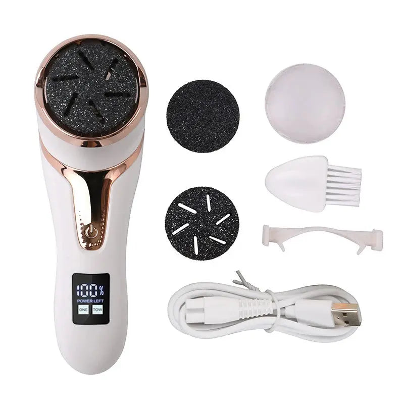 Electric Pedicure Tools Foot Care File Leg Heels Remove Hard Cracked Dead Skin Callus Remover Feet Foot Files Clean Care Machine beautifina.com