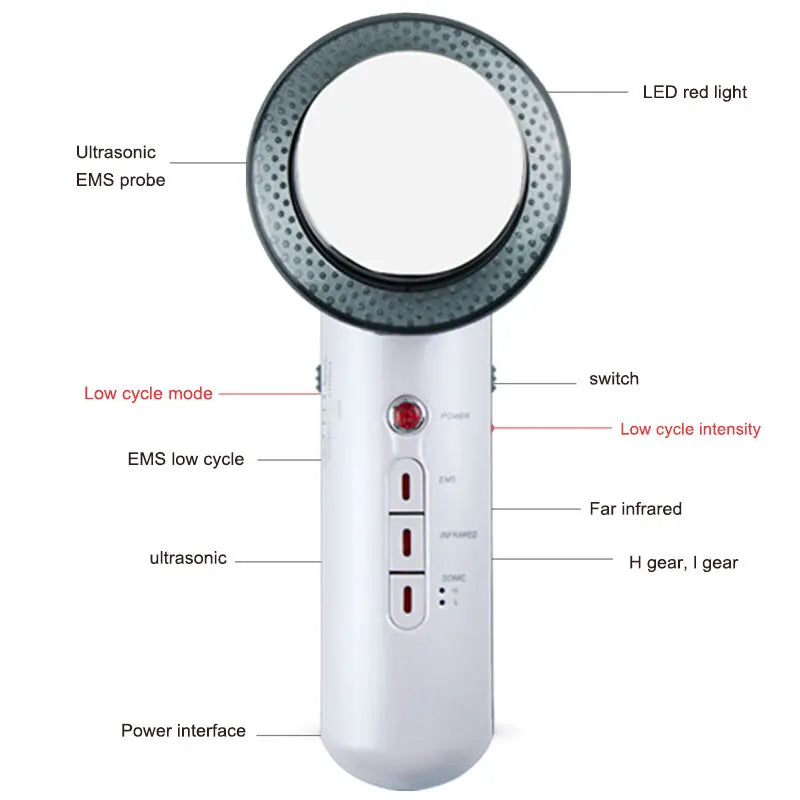 Ultrasound Cavitation EMS Face Body Slimming Massager beautifina.com