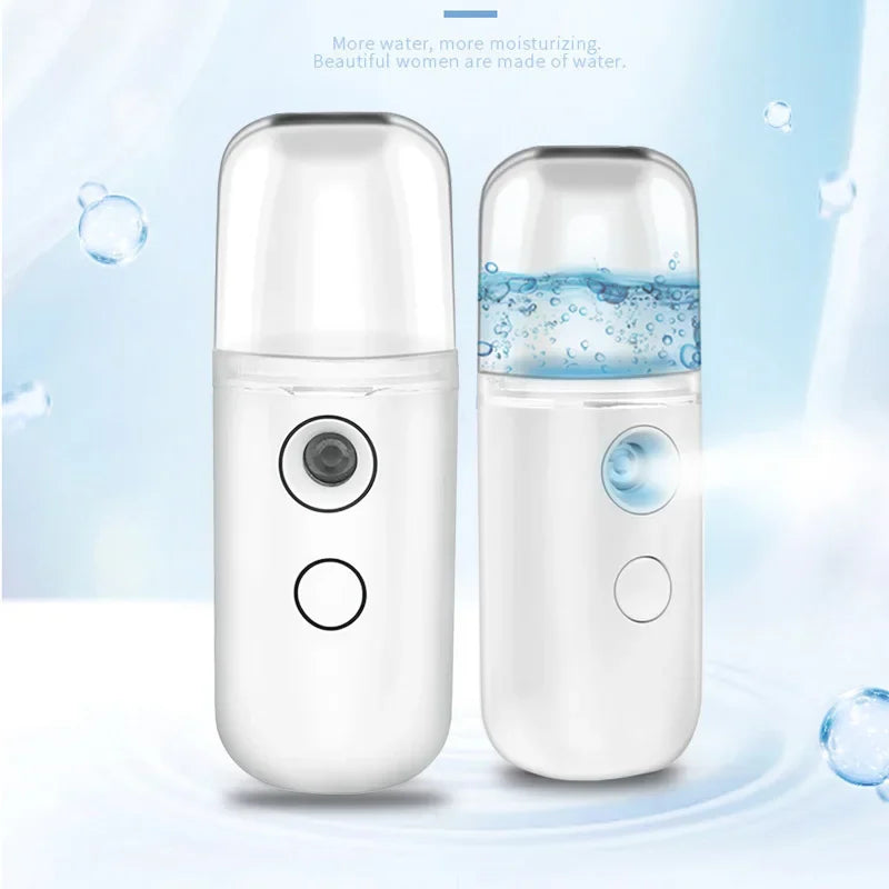 Ultrasonic Skin Scrubber+Blackhead Remover Electric Pore Cleaner+Nano spray Face Steamer+facial massager instrument+Eye beauty beautifina.com