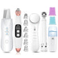 Ultrasonic Skin Scrubber+Blackhead Remover Electric Pore Cleaner+Nano spray Face Steamer+facial massager instrument+Eye beauty beautifina.com