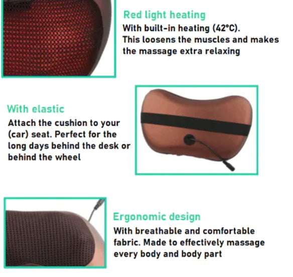 Electric Massager Pillow beautifina.com