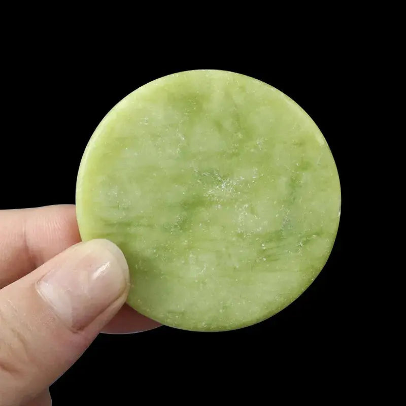 2pcs Natural Jade Eye Patches Face Beauty Skincare Massager Cooling/hot Therapy Eye Massage Stone Anti Wrinkle Puffiness Tool beautifina.com