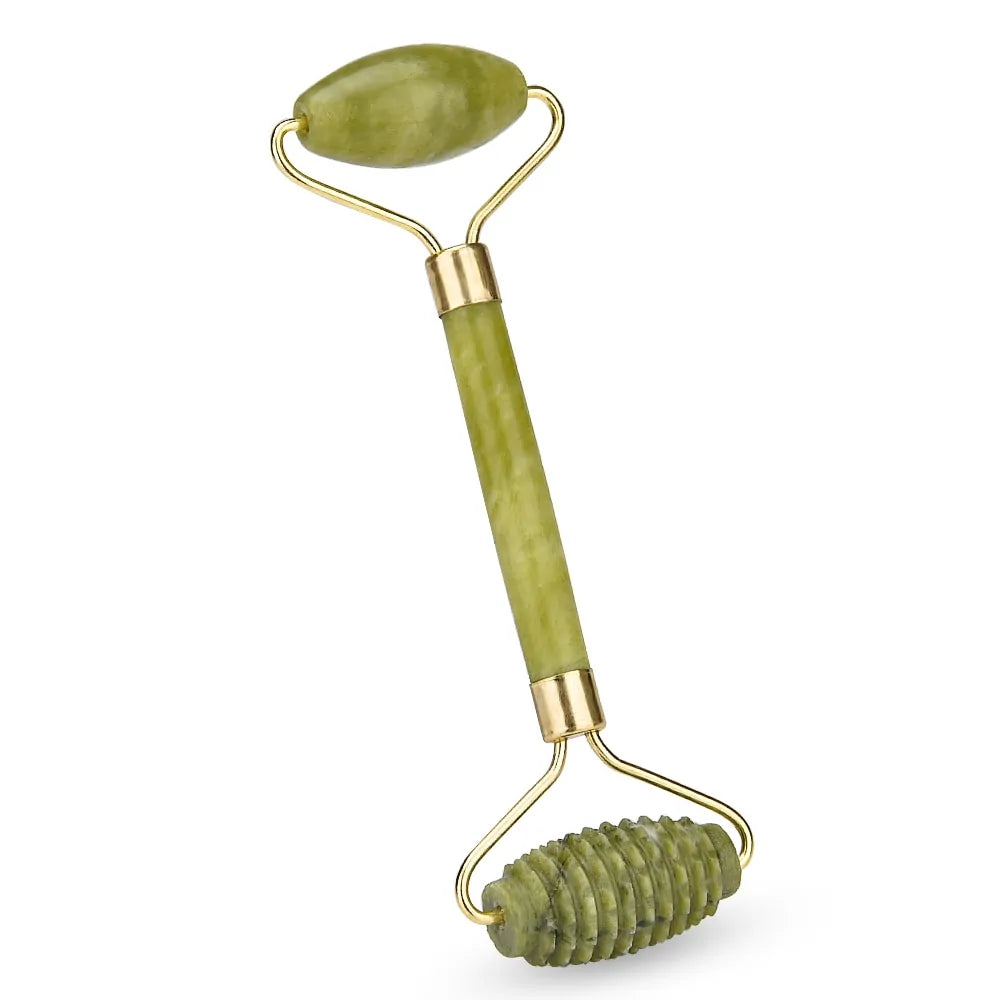 Double Head Jade Facial Massage Roller beautifina.com