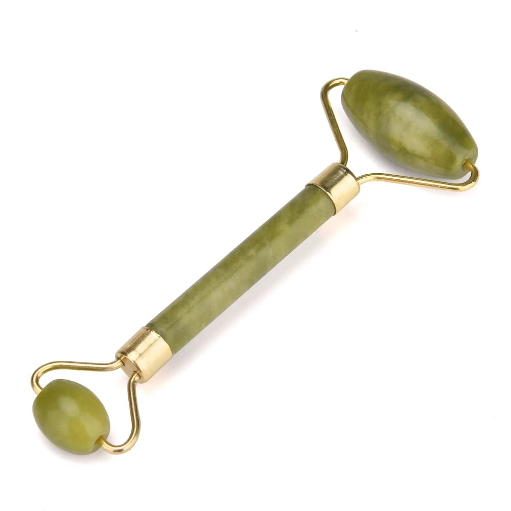 Double Head Jade Facial Massage Roller beautifina.com